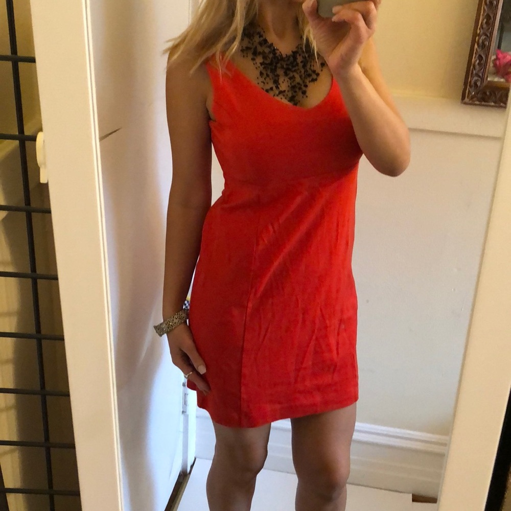 New York &Company Red Mini Dress S